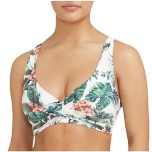 NWT Sea Level Swim Tango Cross Front Bikini Top Size 6/Small